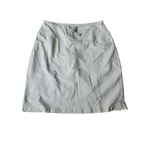 Baleaf Beige‎ Skort Skirt Athletic Outdoor Pockets Drawstring Womens